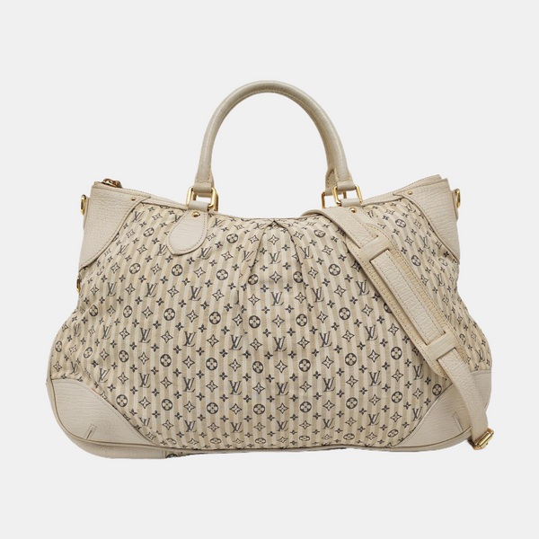 CROISETTE SAC MARINA Monogram Canvas White