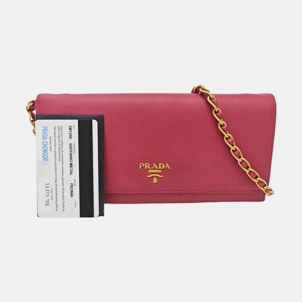 Calfskin Shoulder Bag Red