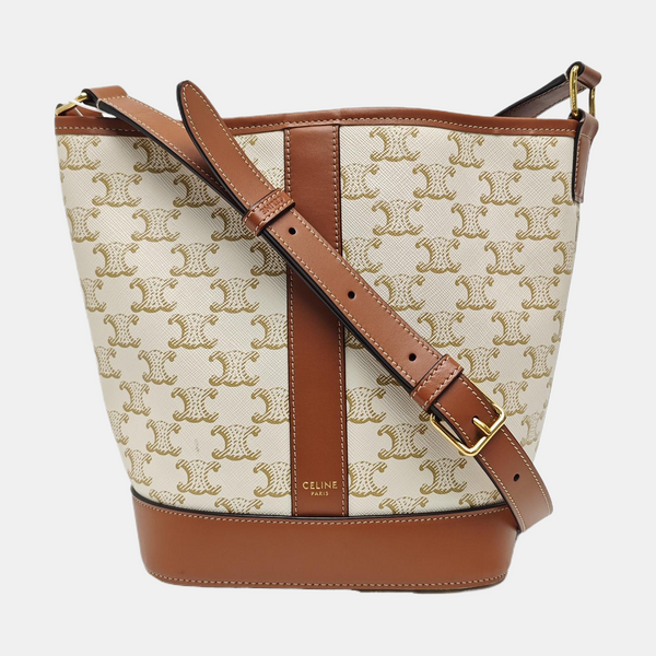 TRIOMPHE CANVAS Small Coated Canvas Beige