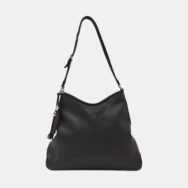 Calfskin Top Handle Bag Brown