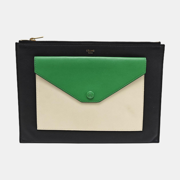 Calfskin Clutch Multicolor