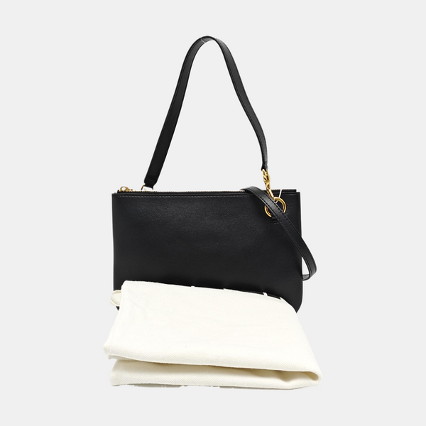Lambskin Shoulder Bag Black