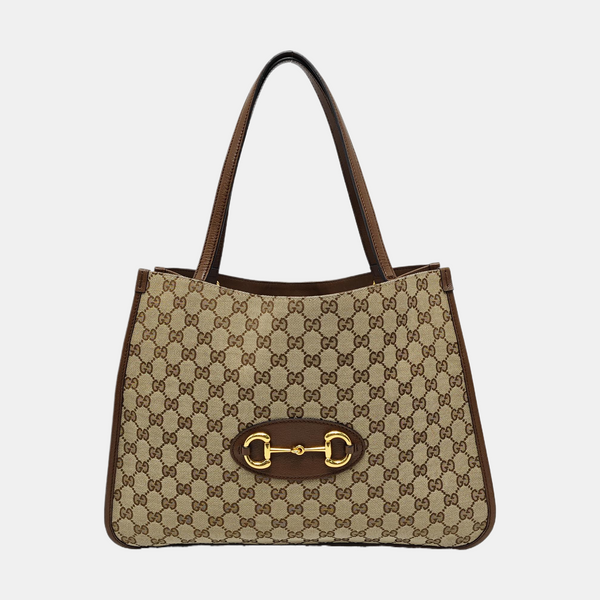 Horsebit 1955 Coated Canvas Beige
