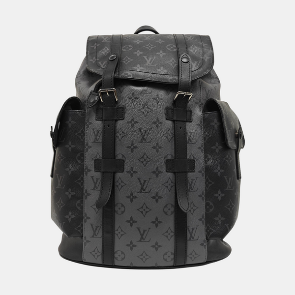 CHRISTOPHER MM Monogram Coated Canvas Gray