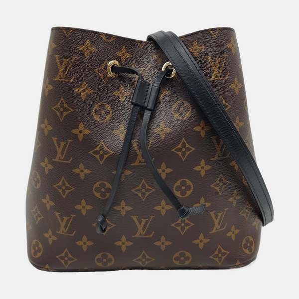 NÉONOÉ MM Monogram Coated Canvas Brown