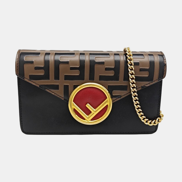 Double Micro Calfskin Black