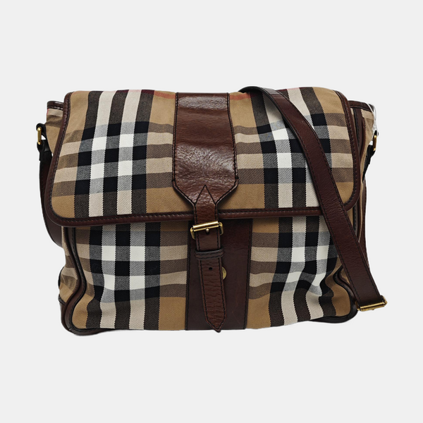 Canvas Shoulder Bag Brown