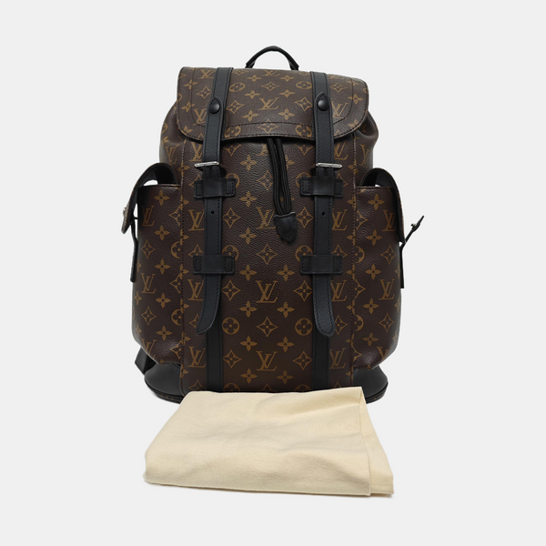 CHRISTOPHER MM Monogram Coated Canvas Brown
