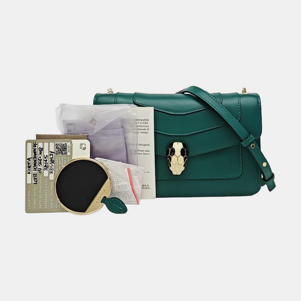 SERPENTI FOREVER Small Calfskin Green