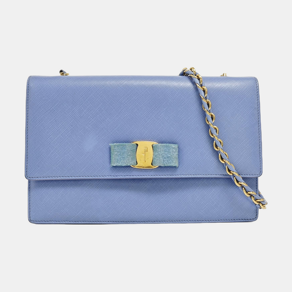 Ginny Calfskin Blue