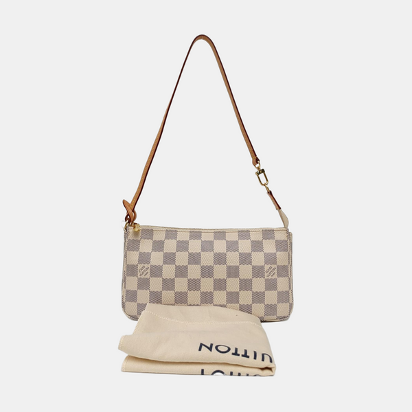 ACCESSOIRES GM Damier Azur Coated Canvas White