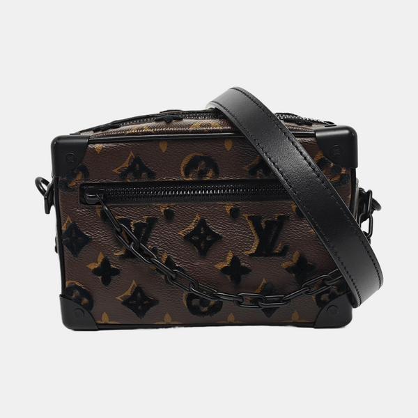 SOFT TRUNK Mini Monogram Coated Canvas Brown