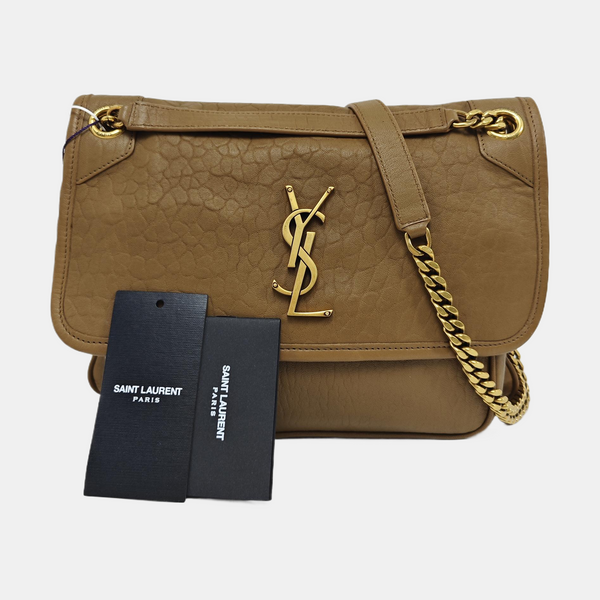 NIKI Medium Lambskin Brown