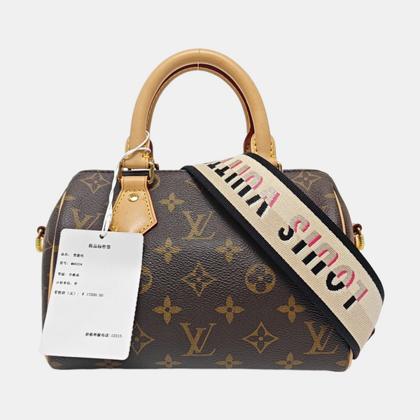 SPEEDY 20 Monogram Coated Canvas Brown