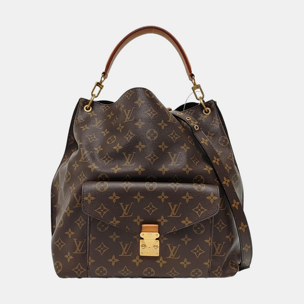 MÉTIS Monogram Coated Canvas Brown