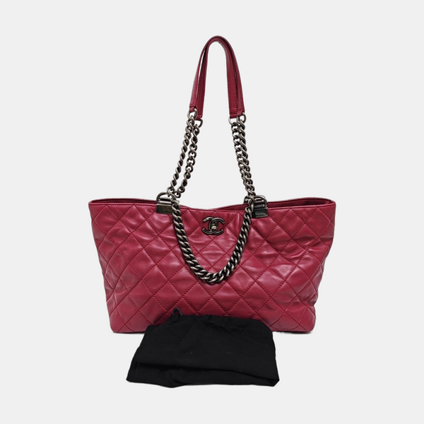 Quilted Calfskin Red