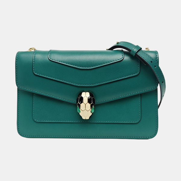 SERPENTI FOREVER Small Calfskin Green