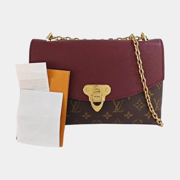 SAINT PLACIDE Monogram Coated Canvas Brown