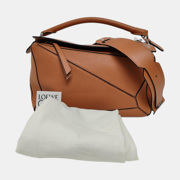 Puzzle Medium Calfskin Brown