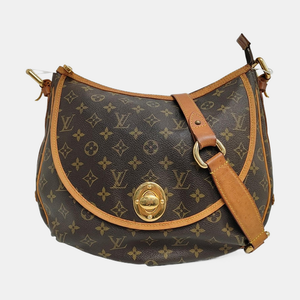 TULUM GM Monogram Coated Canvas Brown