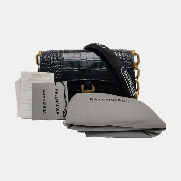 Downtown Super Mini Calfskin Black