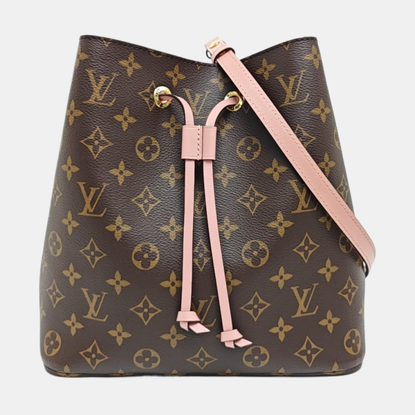 NÉONOÉ MM Monogram Coated Canvas Brown