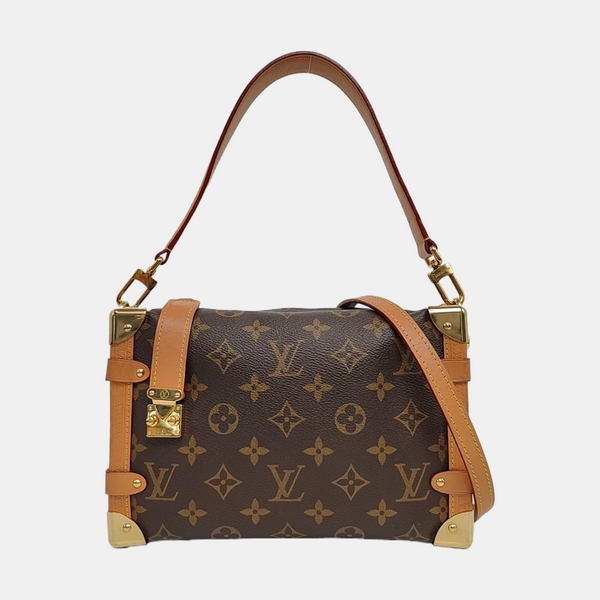 SIDE TRUNK MM Monogram Coated Canvas Brown