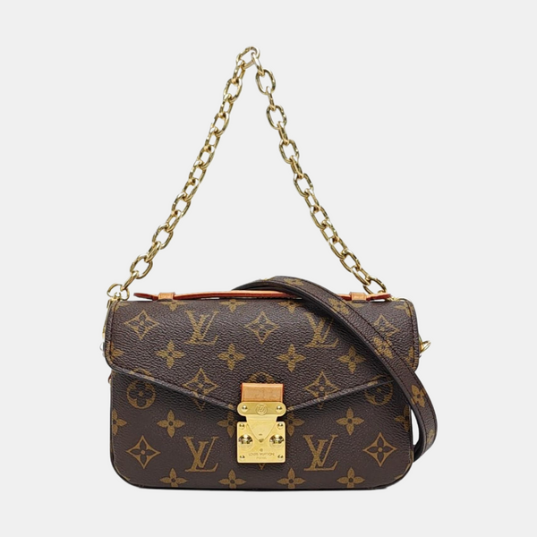 MÉTIS EAST WEST Monogram Coated Canvas Brown