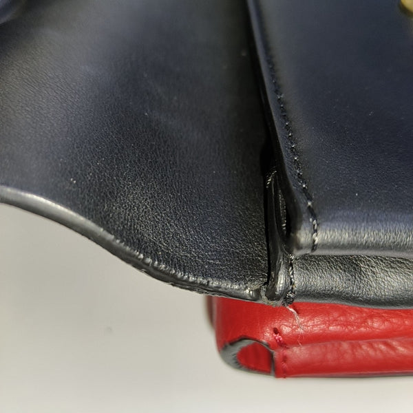 Calfskin Crossbody Bag Red