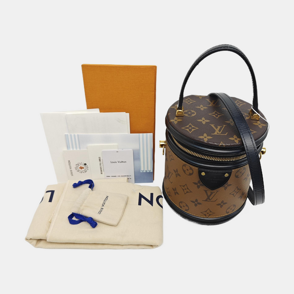 CANNES PM Monogram Coated Canvas Brown