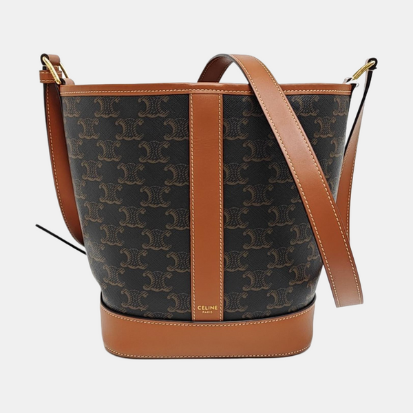 TRIOMPHE CANVAS Small Coated Canvas Brown