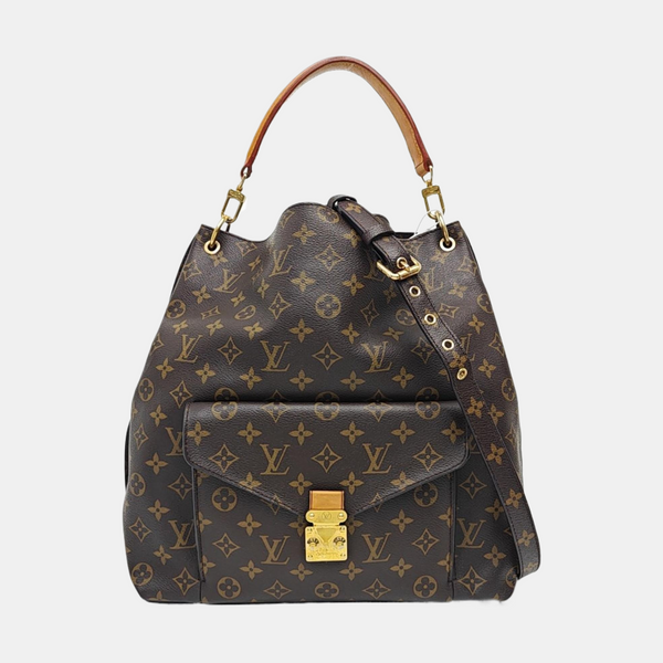 MÉTIS Monogram Coated Canvas Brown