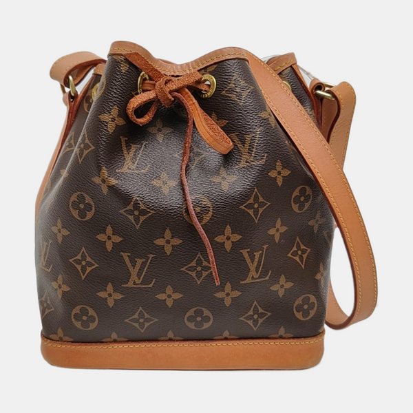 NOÉ BB Monogram Coated Canvas Brown