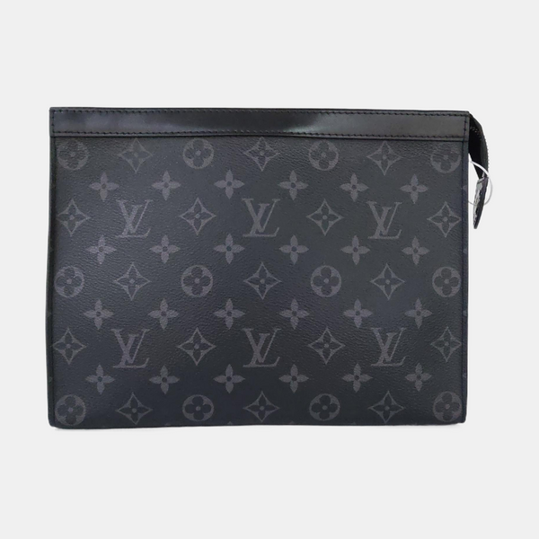 Pochette Voyag MM Monogram Coated Canvas Black
