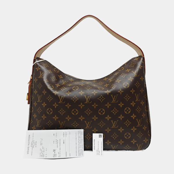 SLOUCHY MM Monogram Coated Canvas Brown