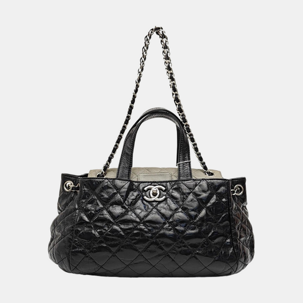 PORTOBELLO Quilted Calfskin Black