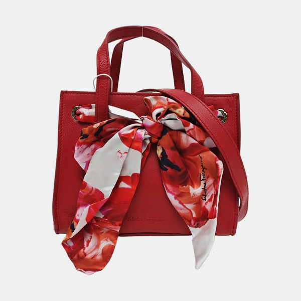 Calfskin Tote Bag Red