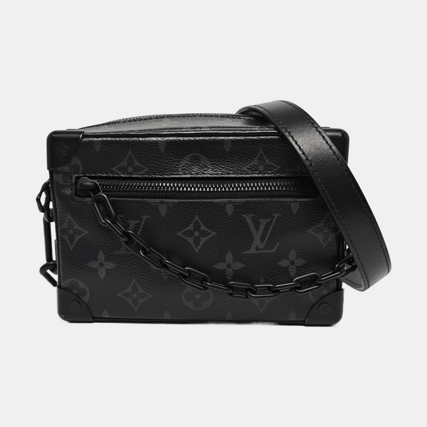 SOFT TRUNK Mini Monogram Coated Canvas Black