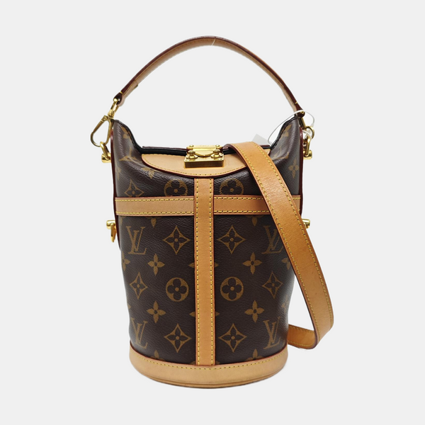 DUFFLE Monogram Coated Canvas Brown