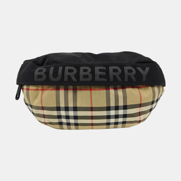 Fabric Belt Bag Brown