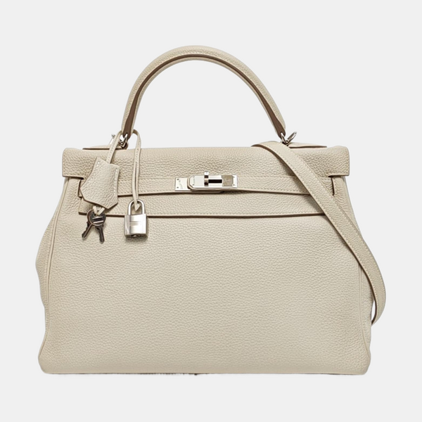 Kelly 32 Togo White