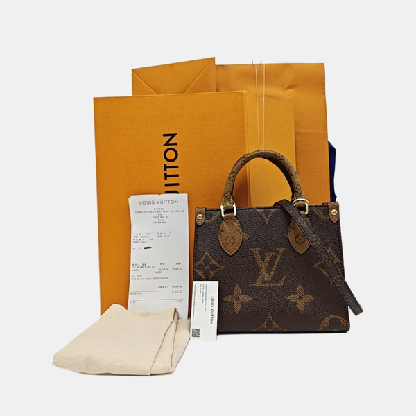 ONTHEGO BB Monogram Coated Canvas Brown