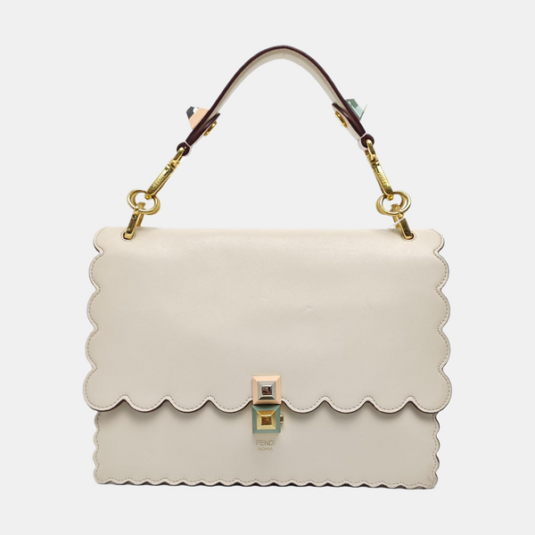 Kan I Medium Calfskin White