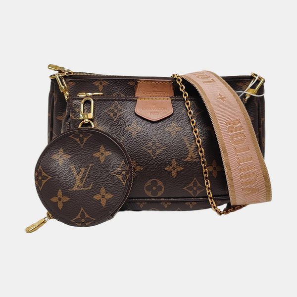 MULTI Monogram Coated Canvas Brown