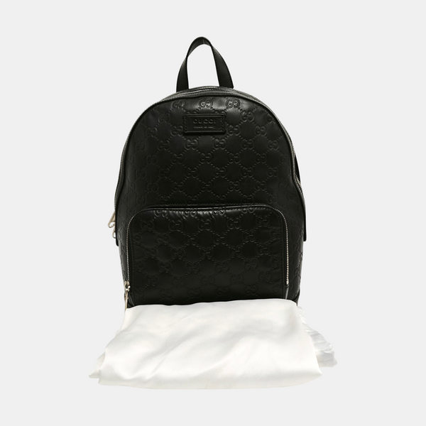 Signature Monogram Calfskin Black