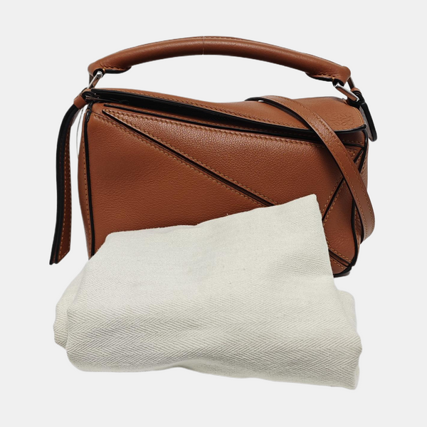 Puzzle Mini Calfskin Brown