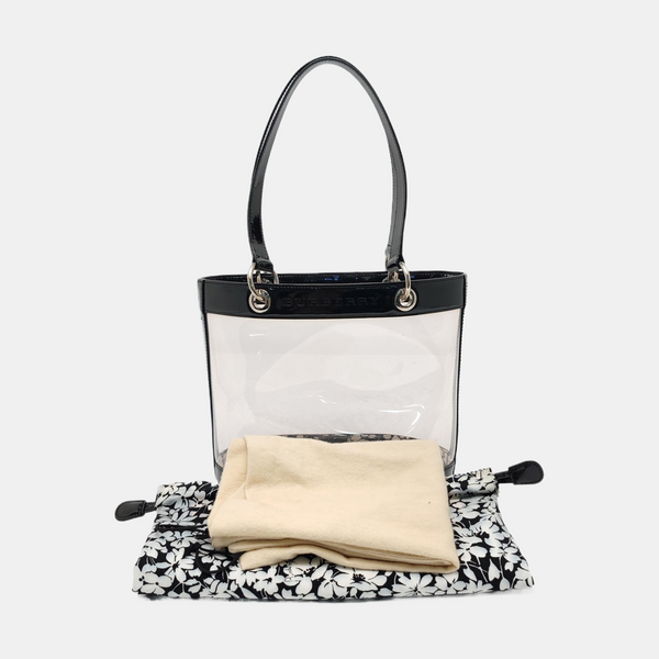 Plastic Top Handle Bag Clear