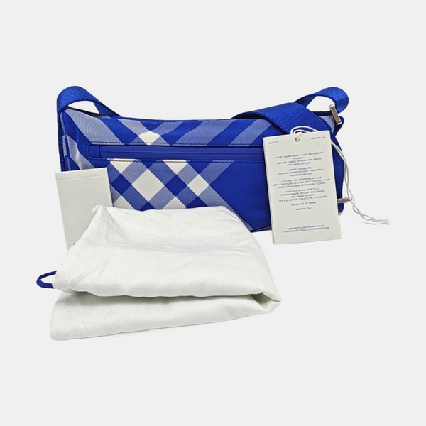 Canvas Crossbody Bag Blue
