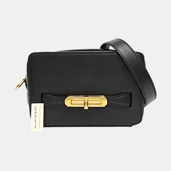Calfskin Crossbody Bag Black