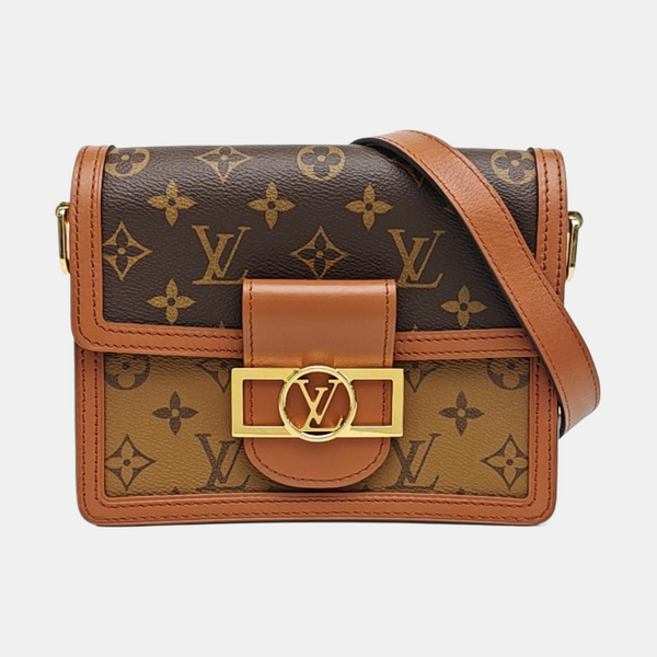 DAUPHINE Mini Coated Canvas Brown